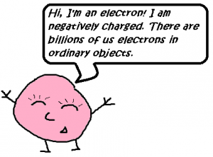 An electron.