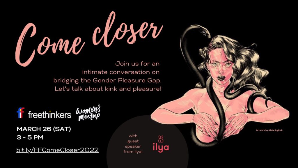 Join us for an intimate conversation on bridging the Gender Pleasure Gap. Let's talk about kink and pleasure!